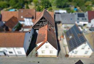 Drohenbild Straßenansicht