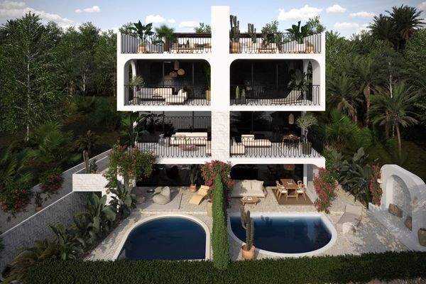 Frontansicht des Hauses