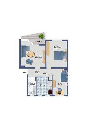 Wiesengrund 9/11 Grundriss