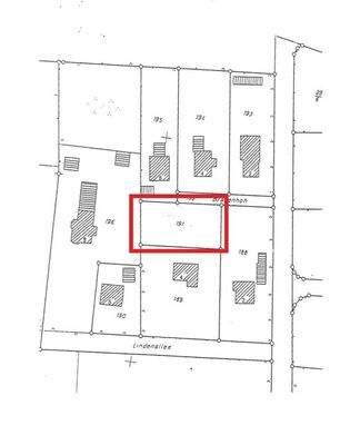 Flurkarte markiert (sw)