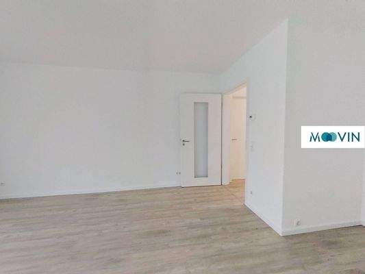 Ansicht III: Wohn - und Essbereich mit offener Küche