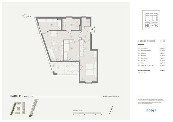 SCHWETZINGER HÖFE_Grundriss_F.2.1