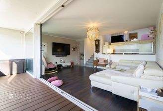 Loggia zum Wohnzimmer