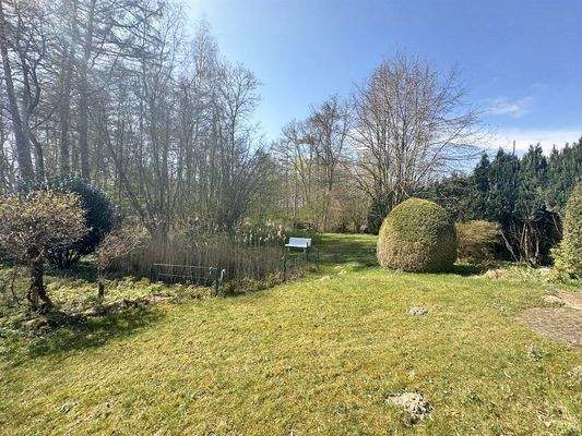 Blick in den Garten Bild 1