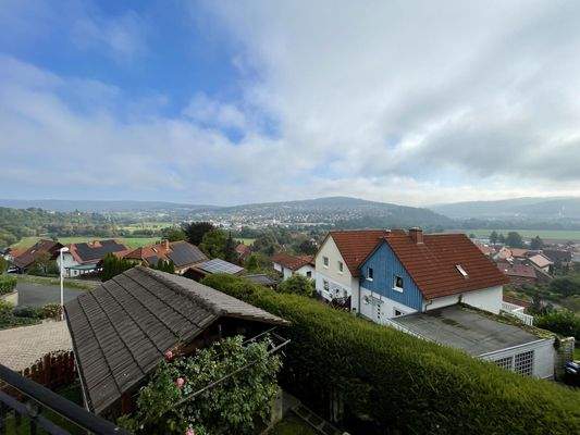 Ausblick vom Balkon