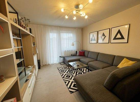 Wohnzimmer, KI-generiert