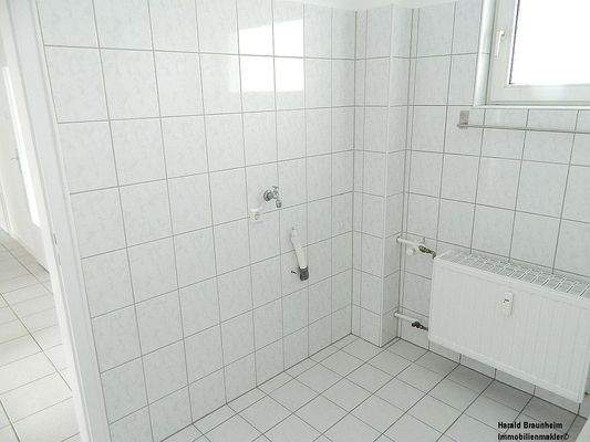 Waschmaschinenanschluß im Bad