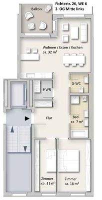 Grundriss Wohnung 06