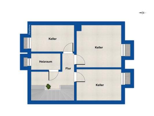 Grundriss Kellergeschoss