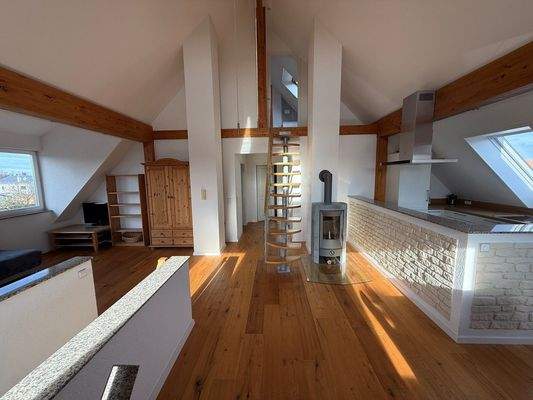 Whg. 4 2. OG Kochen/Essen/Wohnen