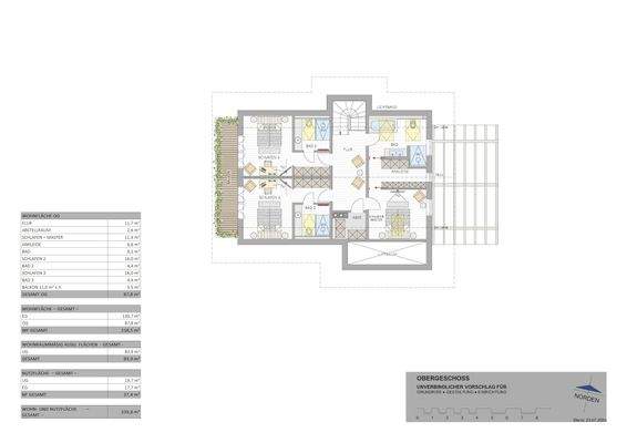 Grundriss - OBERGESCHOSS -