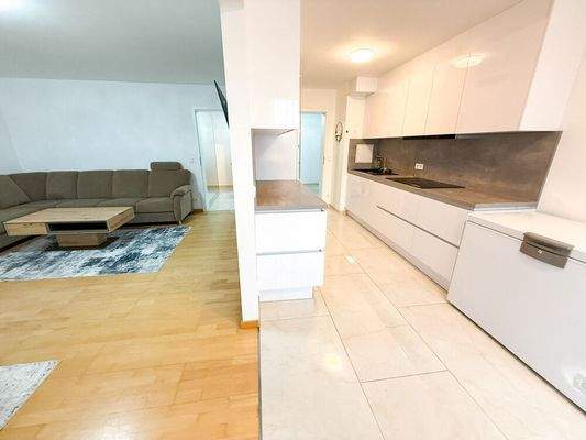 Ansicht Wohnzimmer / Küche