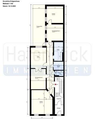 Grundriss EG. MFH, HL