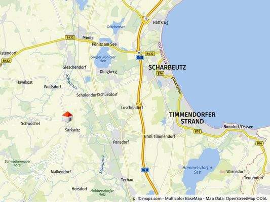 Geolyzer Kartenausschnitt