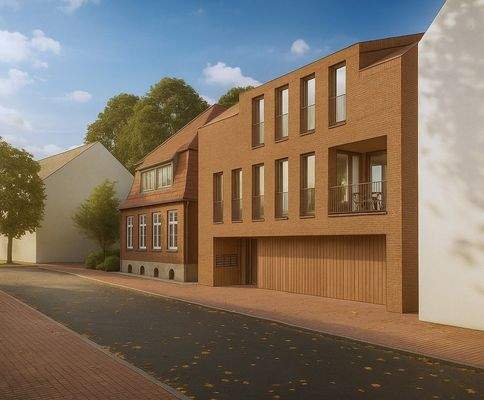 Münsterstraße 7, historische Villa und der ergänzende Neubau