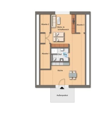 Grundriss DG Haupthaus