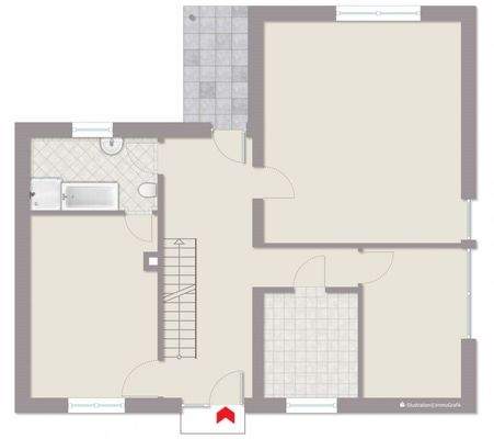 Wohnhaus - Grundriss Erdgeschoss