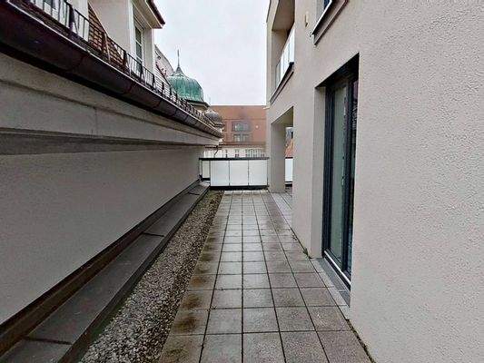 Ansicht III: Dachterrasse