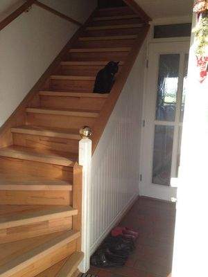 Treppe zum Dachgeschoss