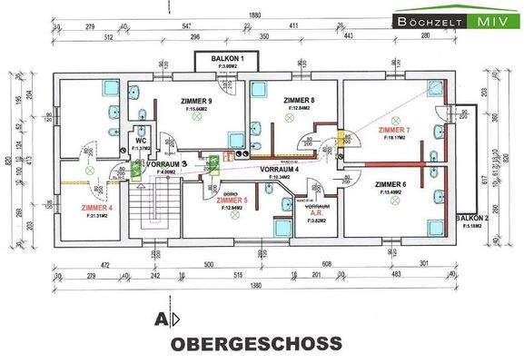 Grundriss Obergeschoss