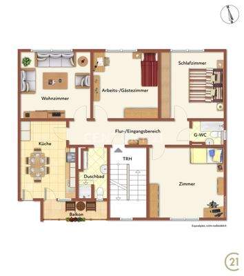 Grundriss 2. Obergeschoss