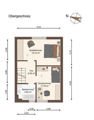 Grundriss Obergeschoss