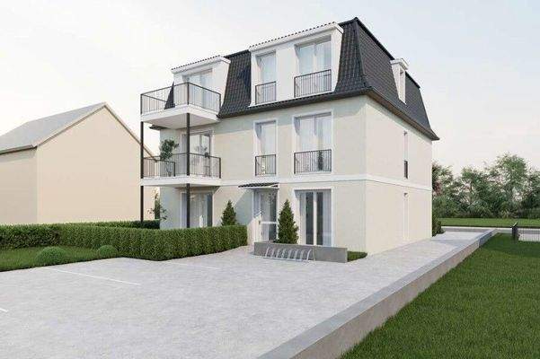 Einfahrt und Grundstück