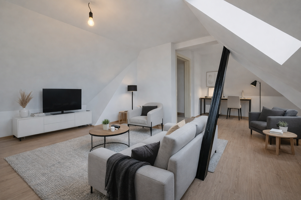 Dachgeschoss (mit KI bearbeitet und möbliert)