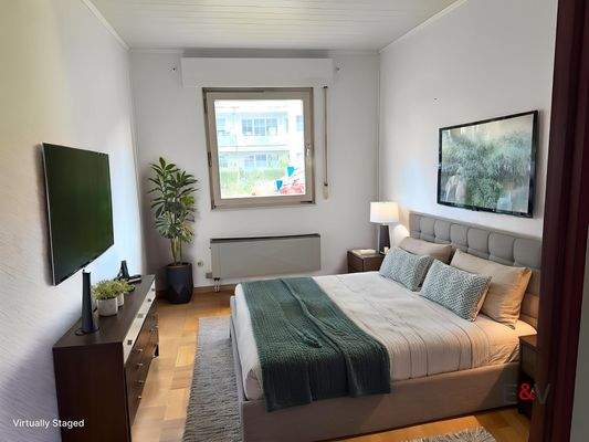 Virtuell möbliertes Zimmer