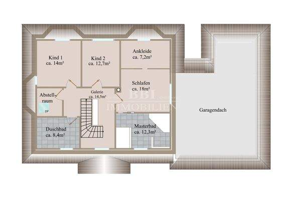 Grundriss Obergeschoss