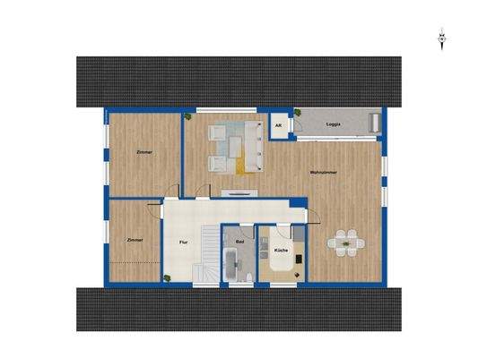 Grundriss Dachgeschoss