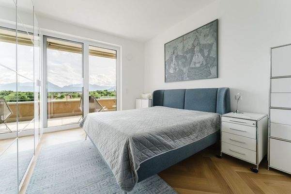 Das Master-Schlafzimmer ...