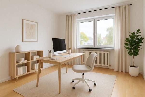Arbeitszimmer-Visualisierung