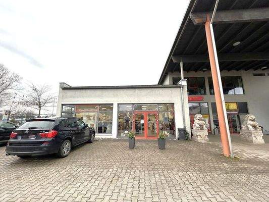 Blick auf den Eingang