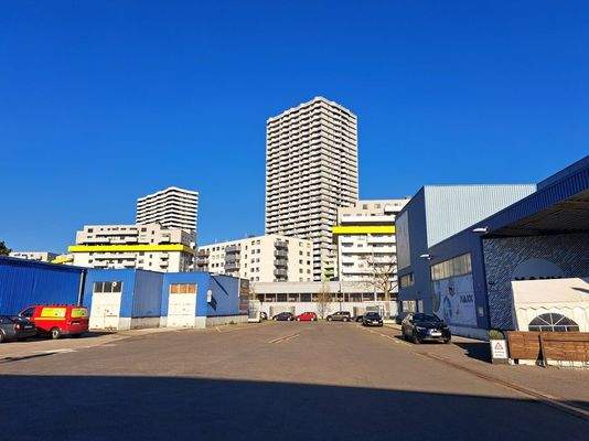 Blick Richtung Zufahrt