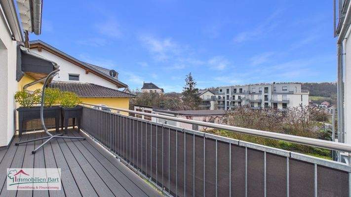 10 m² großer Sonnenbalkon