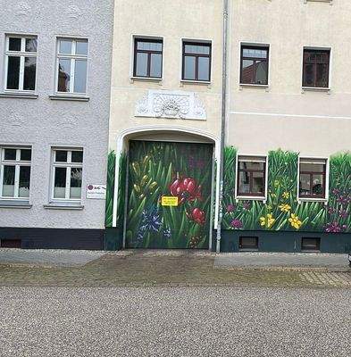 Zufahrt zum Stellplatz