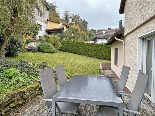 Terrasse vor dem Esszimmer