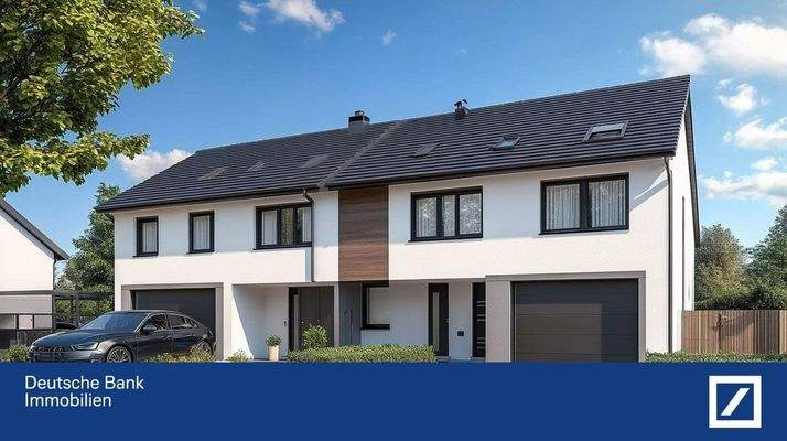 Visualisierte Doppelhaushälfte