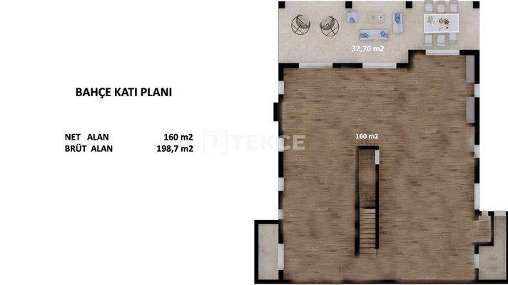 Specially Designed Stone-Coated Home with Pool in Çeşme