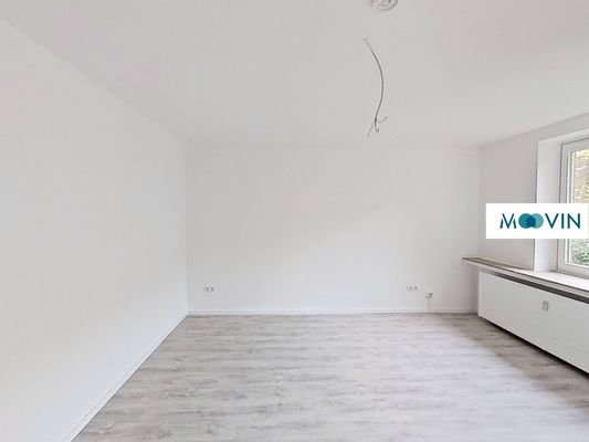 Ansicht II: Wohn- und Esszimmer