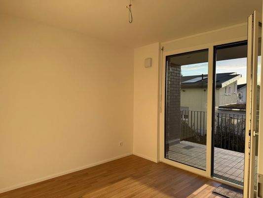 Anicht Schlafzimmer mit Einbauschrank