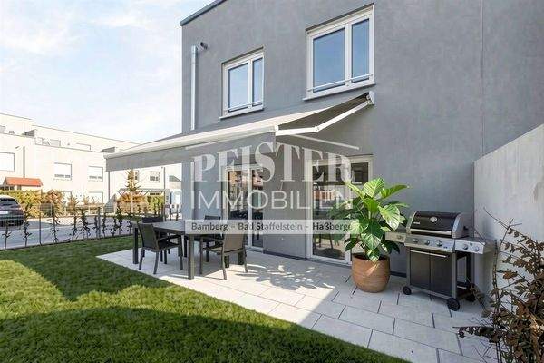 Terrasse mit Garten - (KI generiert)