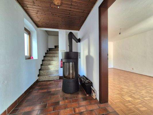 Flur mit Schwedenofen