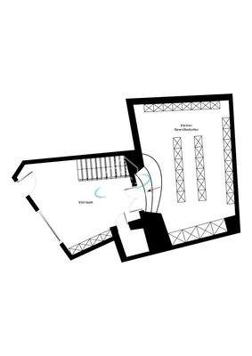 Grundriss Sockelgeschoss / kleiner Gewölbekeller