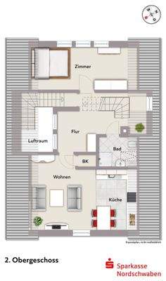Grundriss 2. Obergeschoss