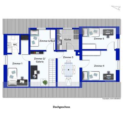 Grundriss Dachgeschoss