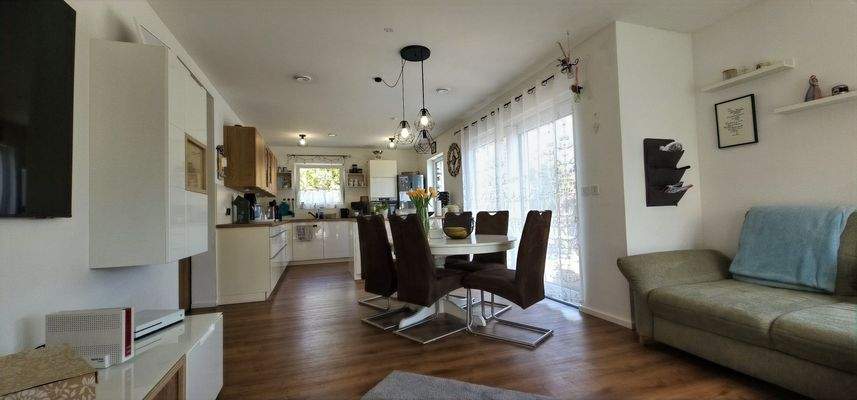 Ansicht Wohn- Esszimmer