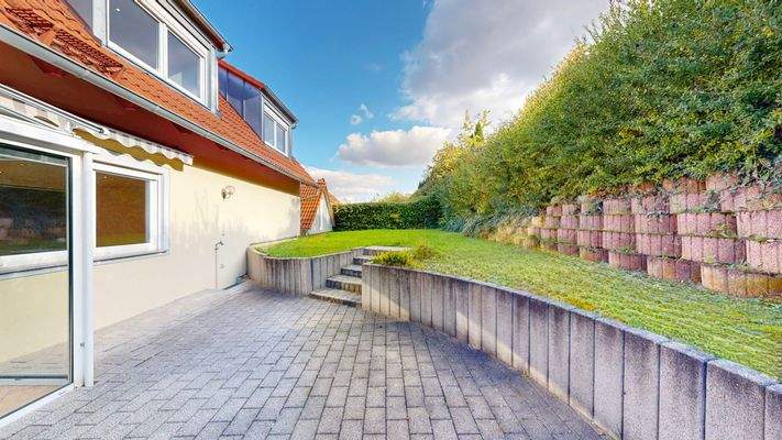 Terrasse mit tollem Garten 