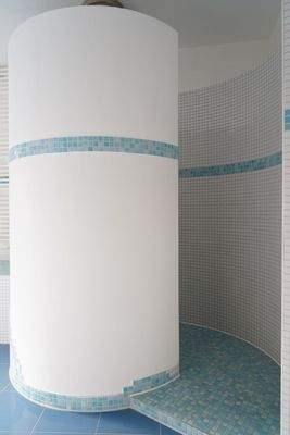 begehbare Runddusche